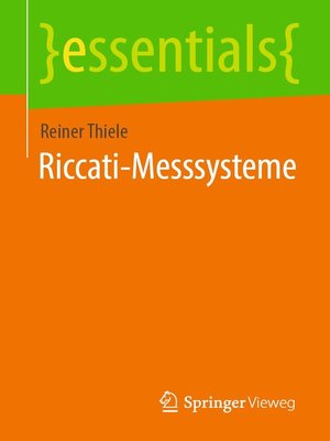 cover image of Riccati-Messsysteme